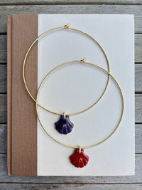 Gold Choker with Shell Charm