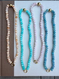 Jelly Bean Beaded Necklace