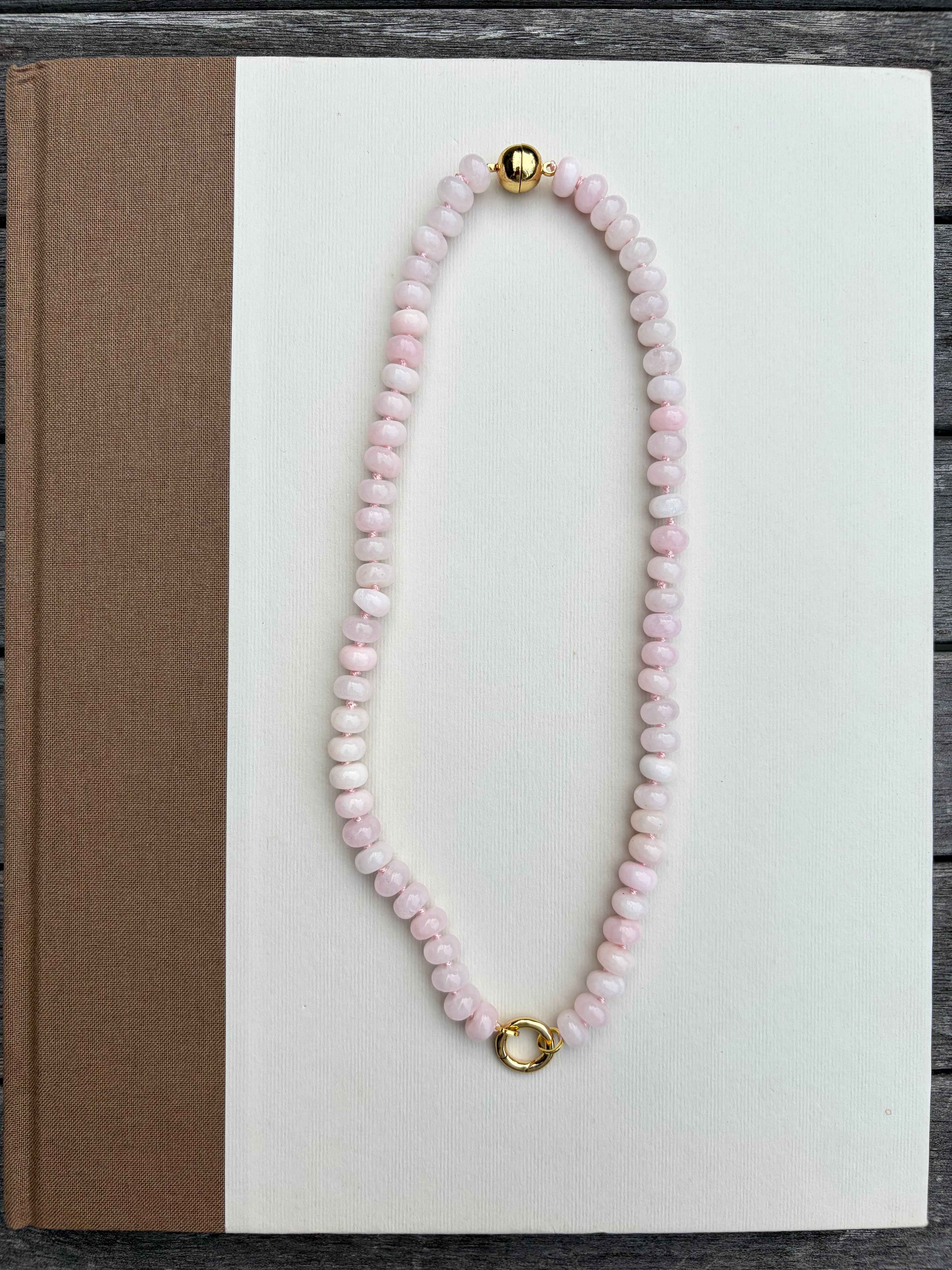 Light Pink Jelly Bean Necklace