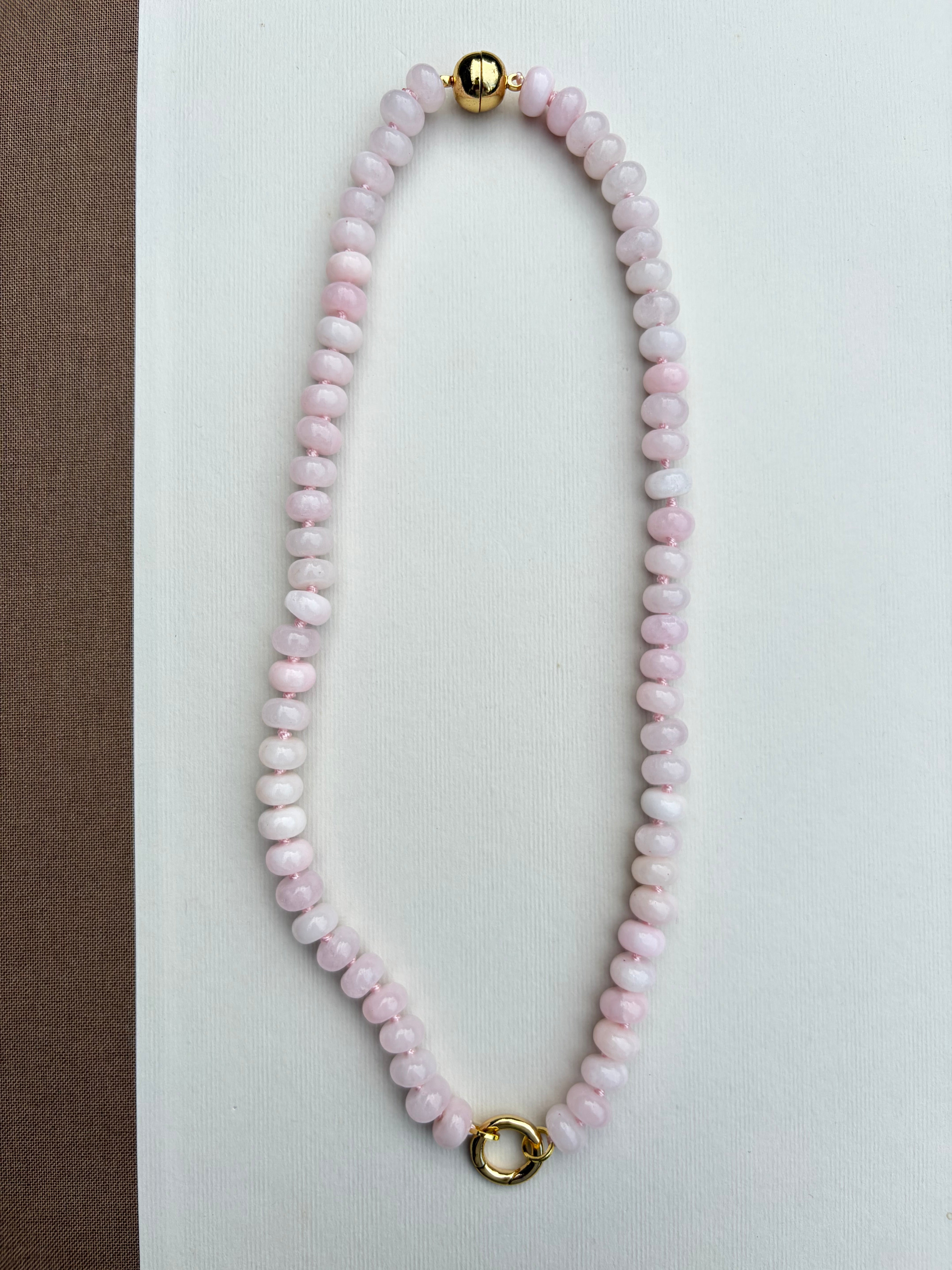 Light Pink Jelly Bean Necklace