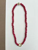 Red Jelly Bean Necklace