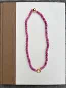 Magenta Rock Candy Necklace
