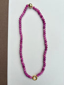 Magenta Rock Candy Necklace