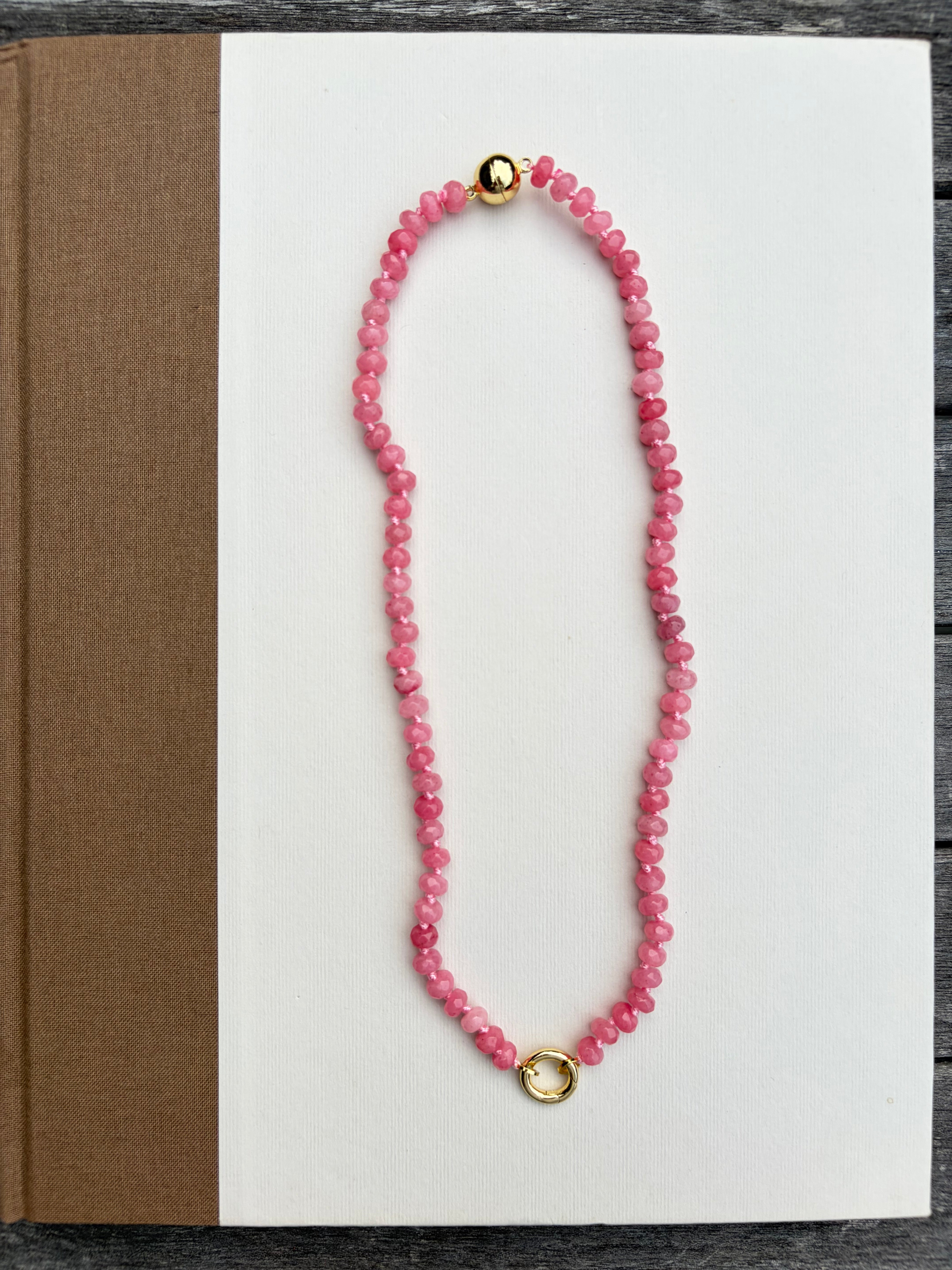 Pink Rock Candy Necklace