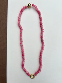 Pink Rock Candy Necklace