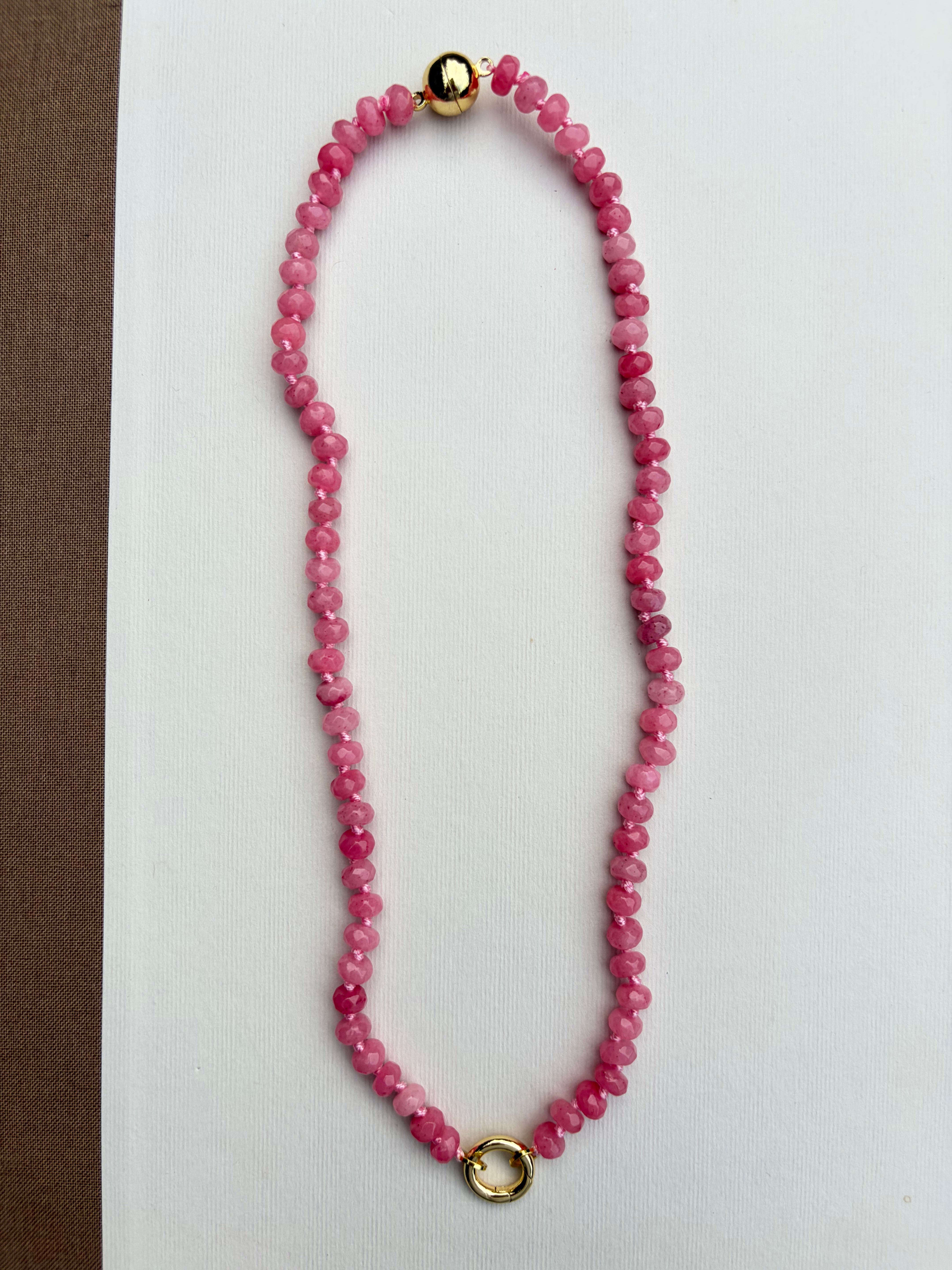 Pink Rock Candy Necklace