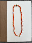 Orange Rock Candy Necklace