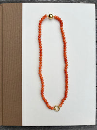 Orange Rock Candy Necklace