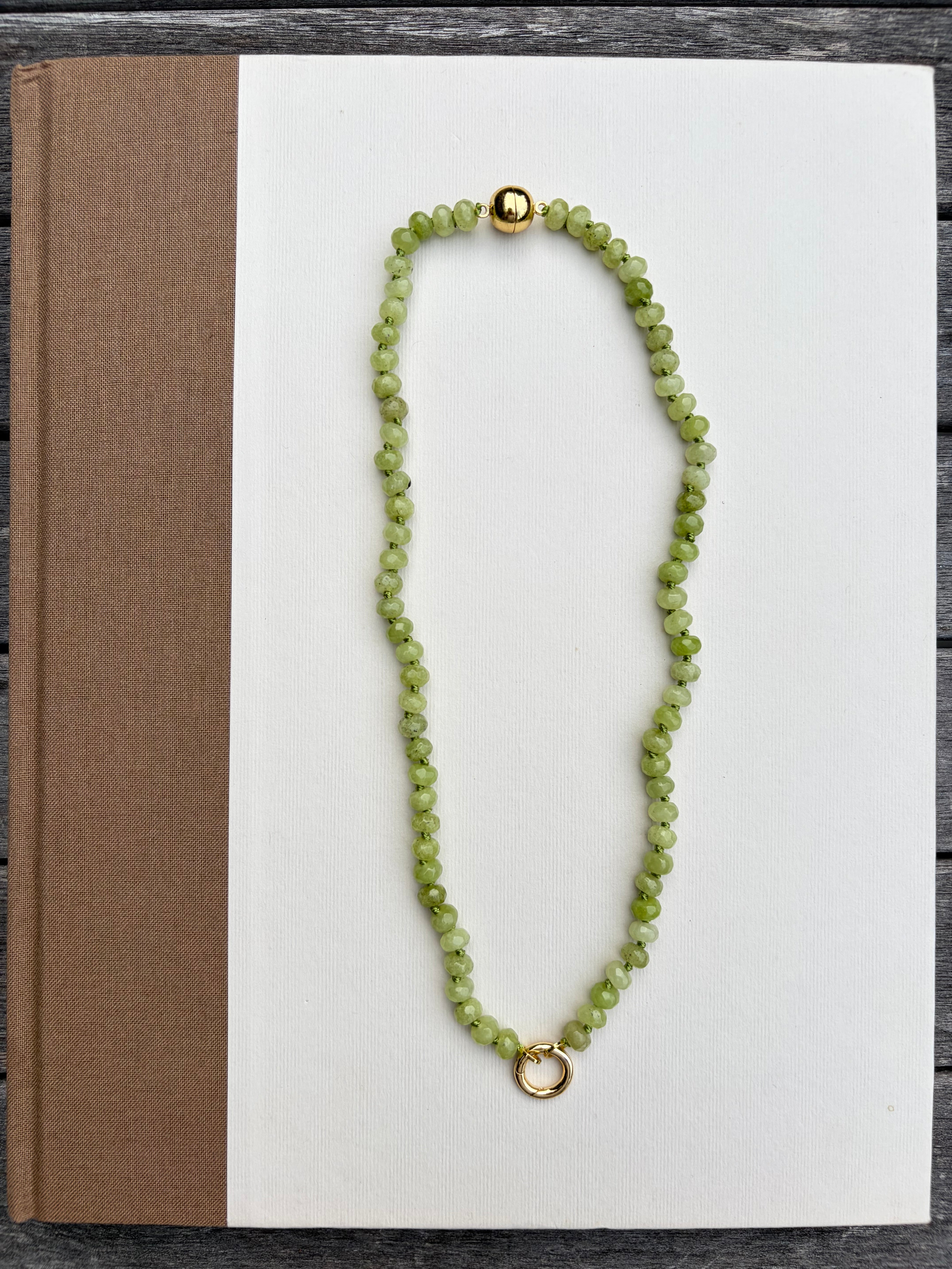 Light Green Rock Candy Necklace