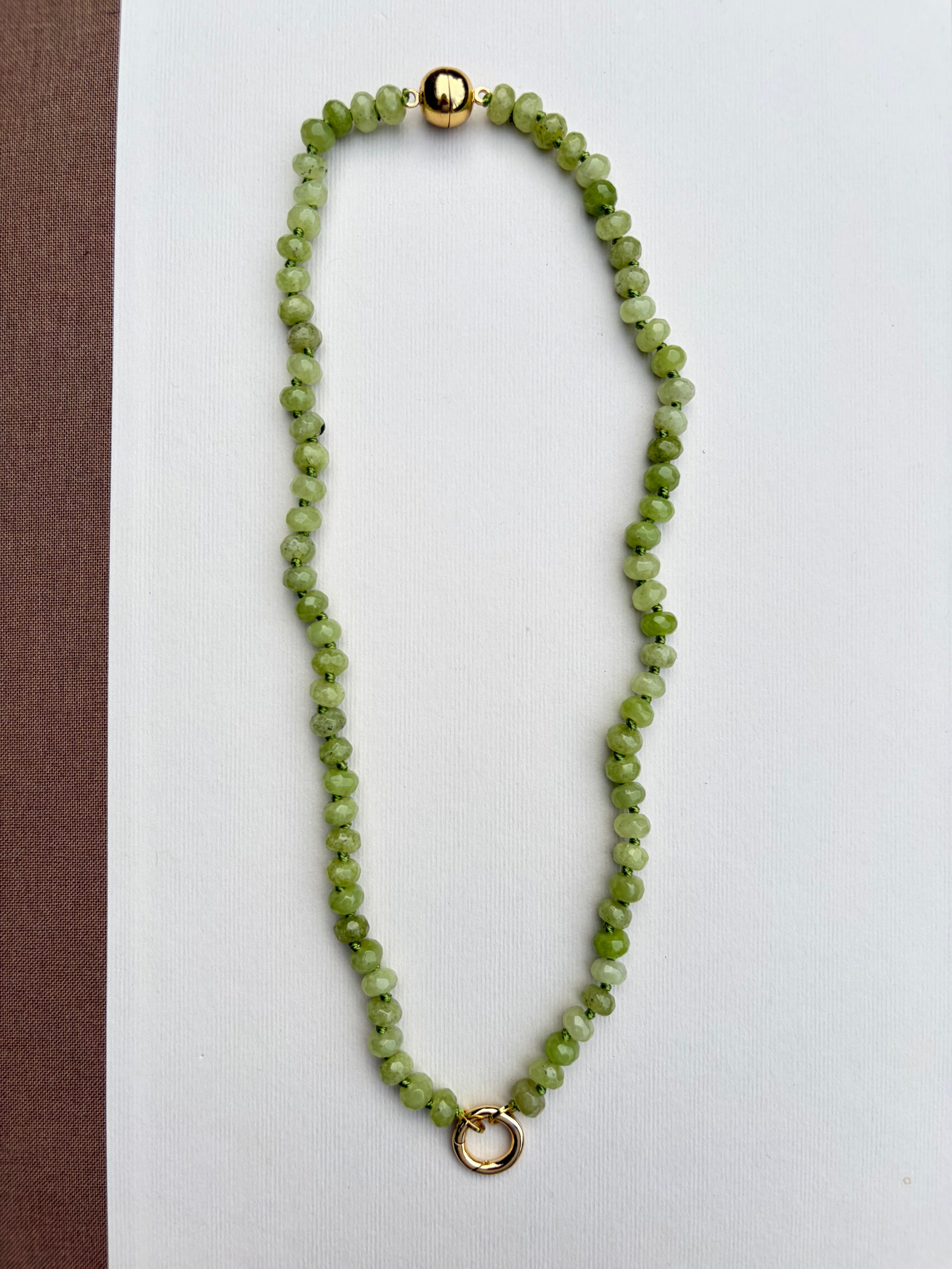 Light Green Rock Candy Necklace