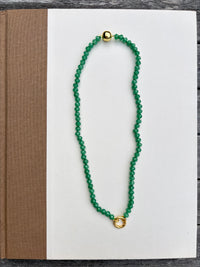 Kelly Green Rock Candy Necklace