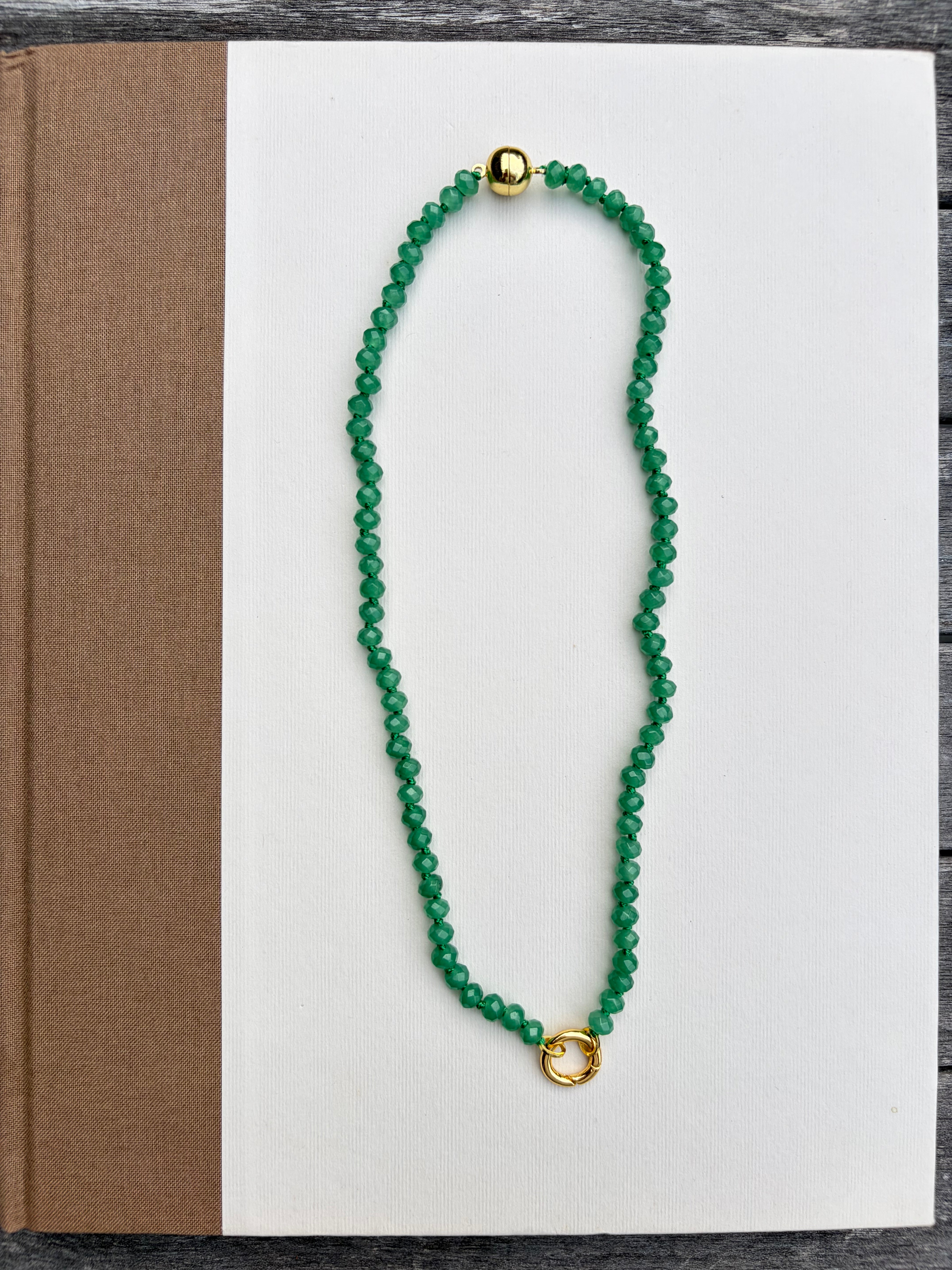Kelly Green Rock Candy Necklace