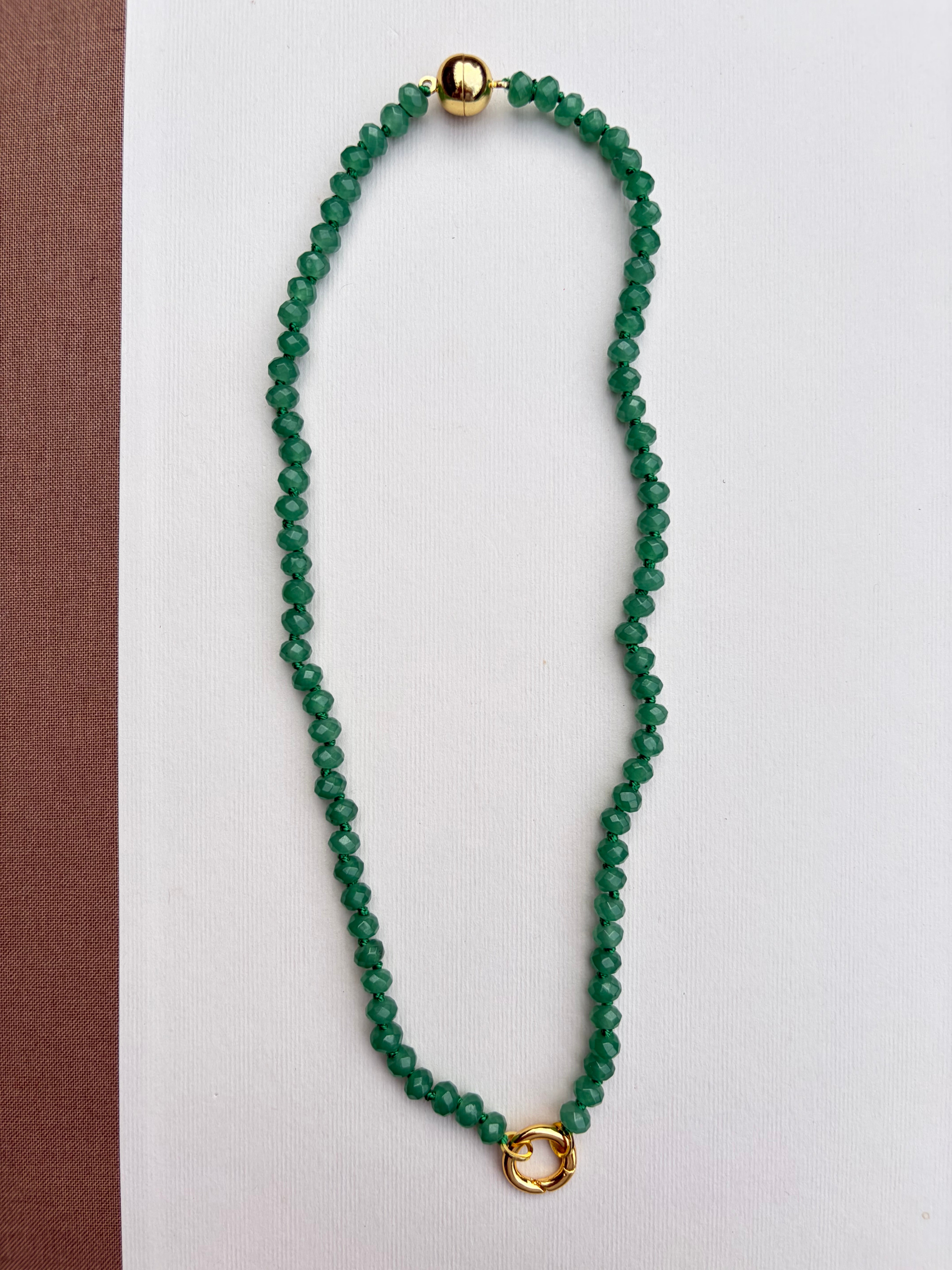 Kelly Green Rock Candy Necklace