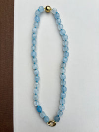 Light Blue Sugar Cube Necklace