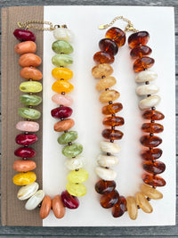 Fall Chunky Beaded Necklace