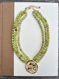 Draping Statement Beaded Necklace