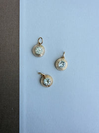Rhinestone Bezel Charm