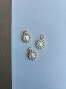 Mother of Pearl Coin Charm