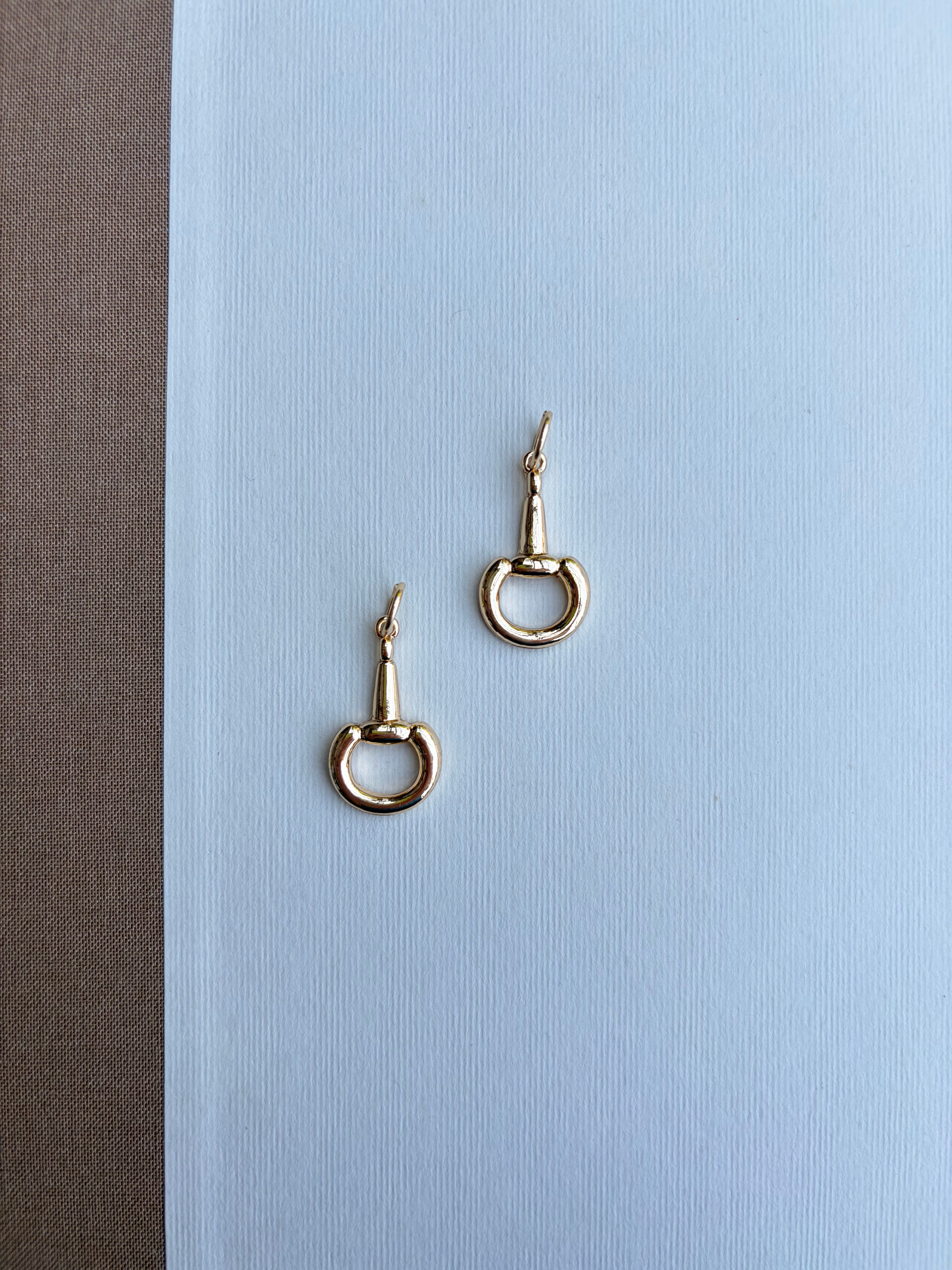 Equestrian Horsebit Charm
