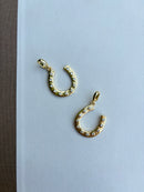 Horseshoe with Rhinestones Charm