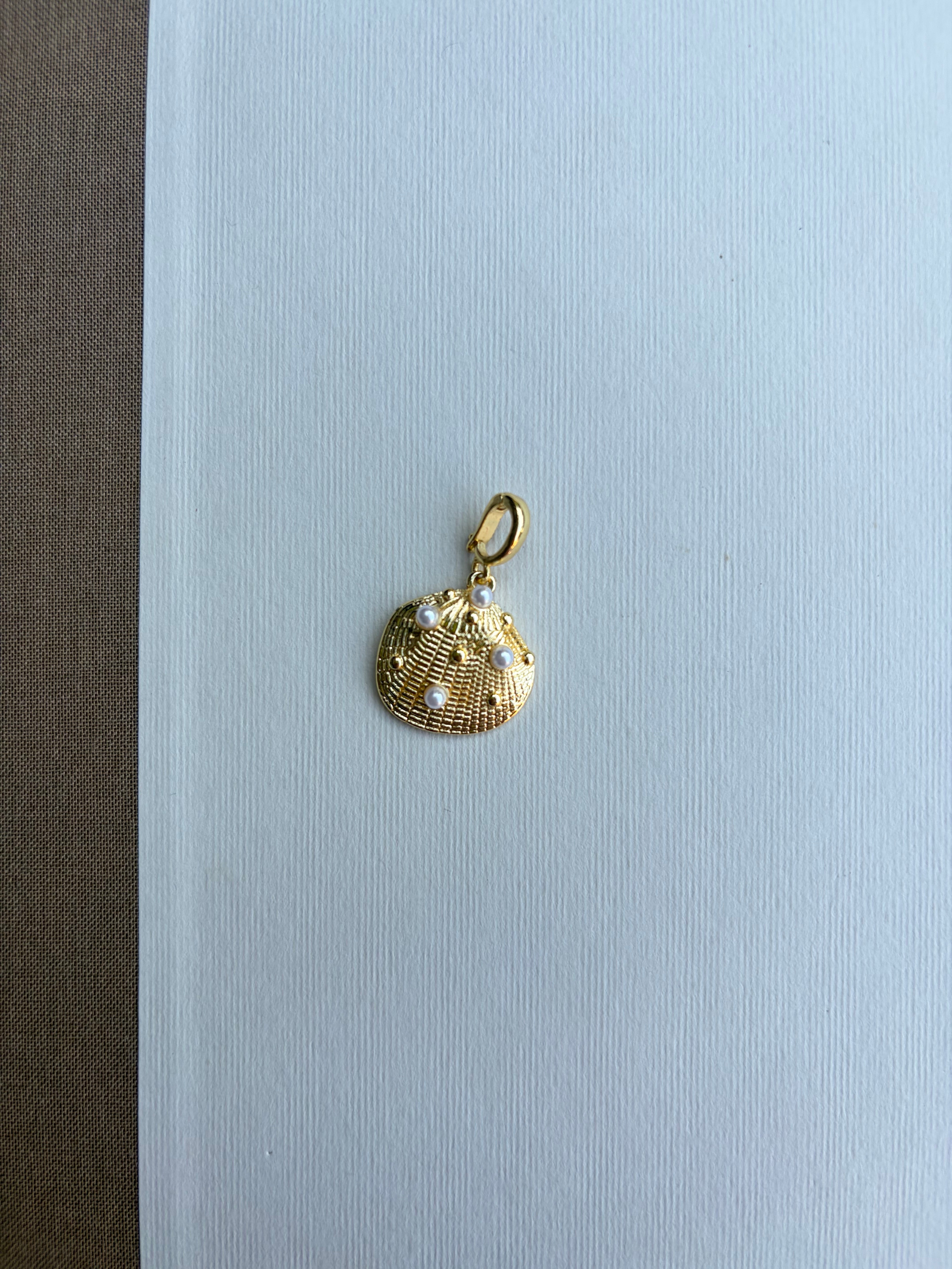 Sea Shell with Pearls