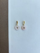 Mini Round Charm with Gem