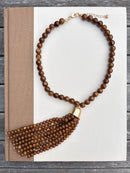 Beaded Tassel Necklace