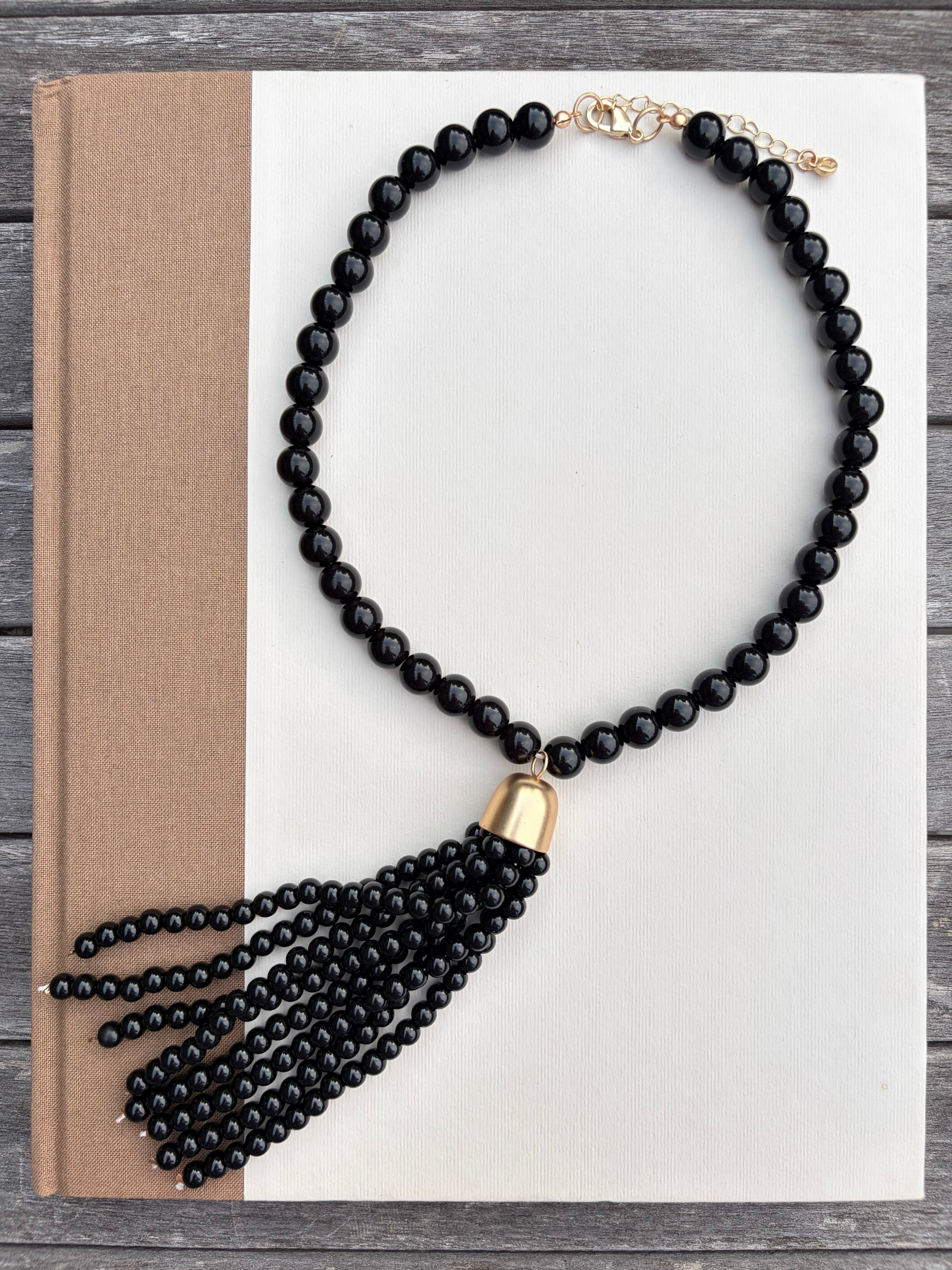 Beaded Tassel Necklace