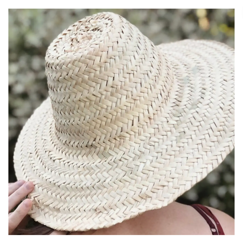 Moroccan Beach Straw Hat