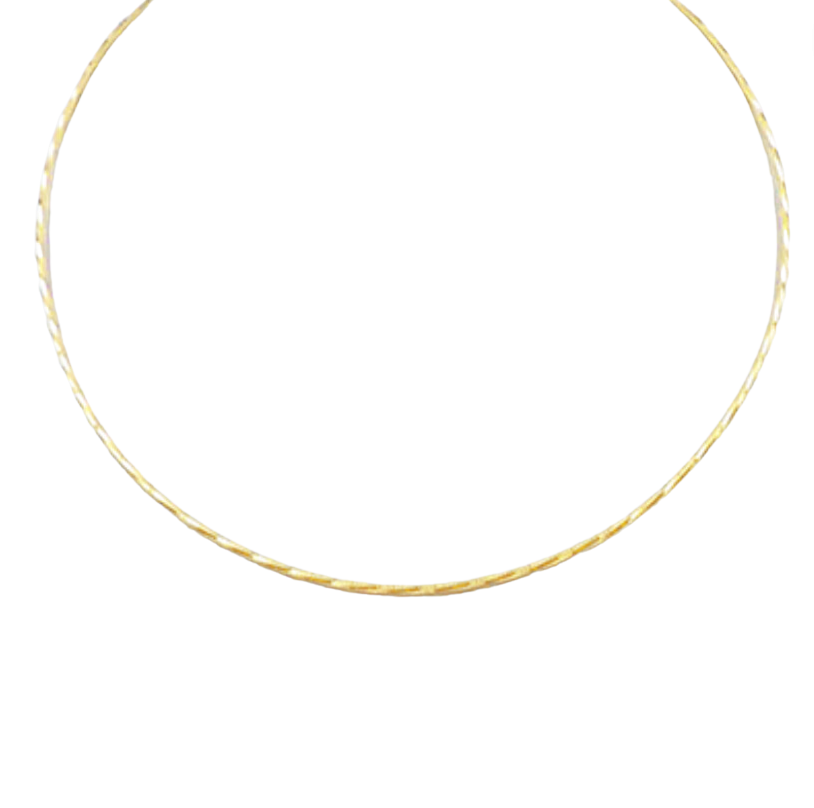 Textured Wire Necklace