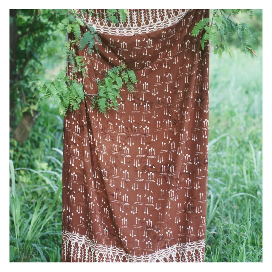 Brown Batik Sarong - Hin Kong Bay