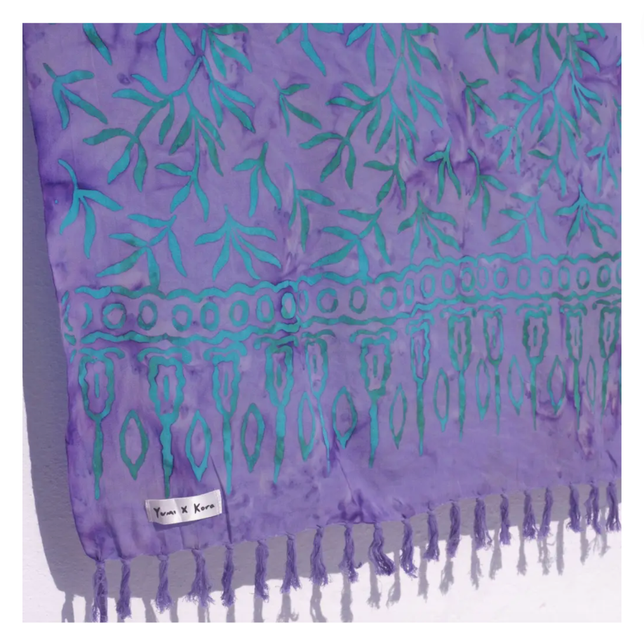 Lavender Batik Sarong - Lanta Reef