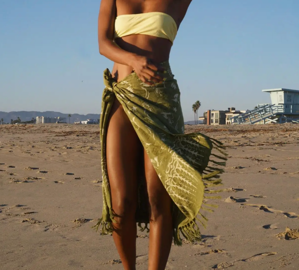 Olive Green Sarong - DUCK DIVE
