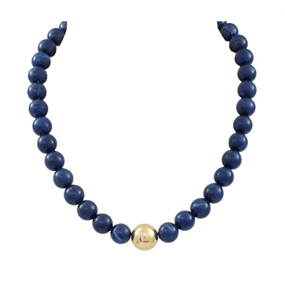 CCB Ball Accent Beaded Necklace Set