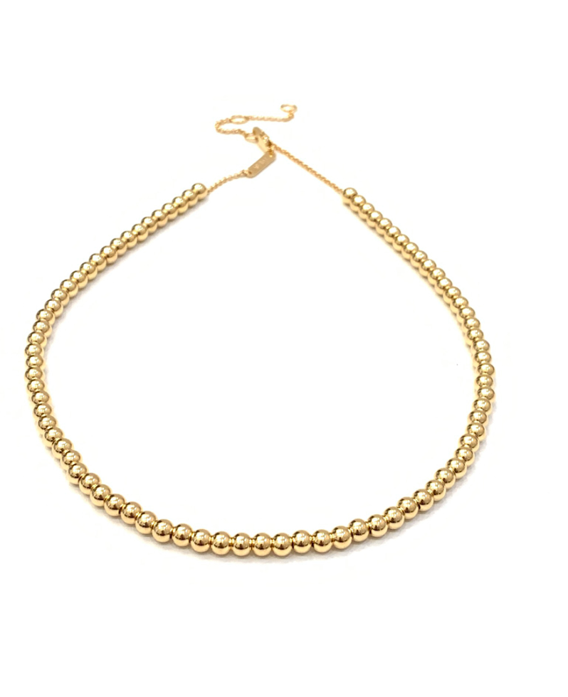 Demi Ball Gold Necklace - 4mm