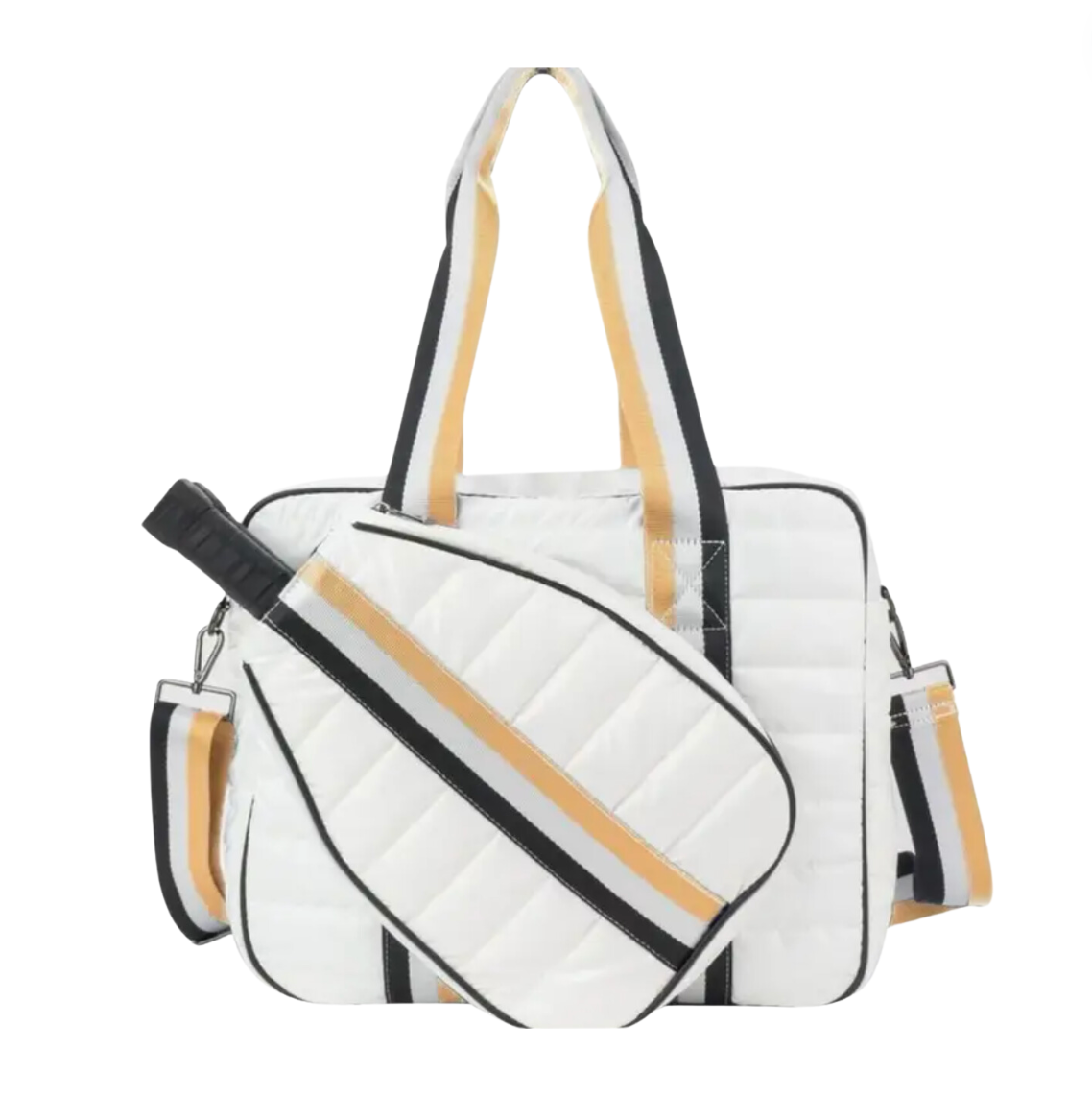 White Pickleball Puffer Bag