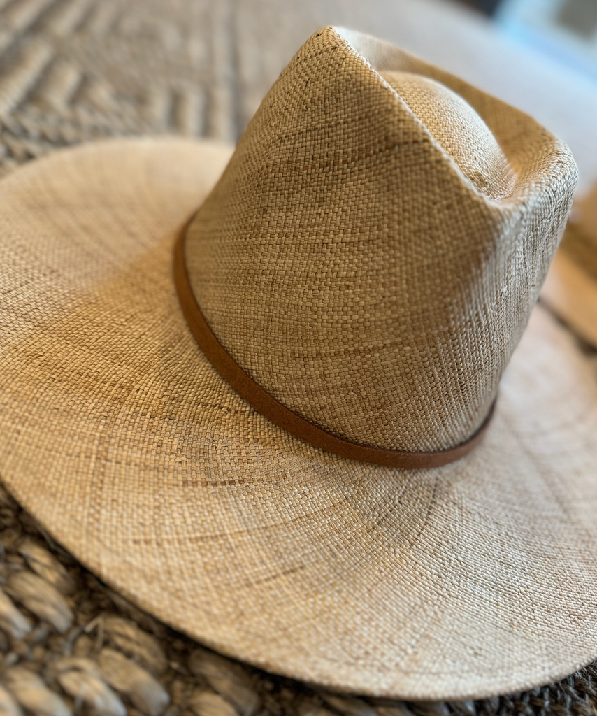 Perfect Straw Hat with brown band