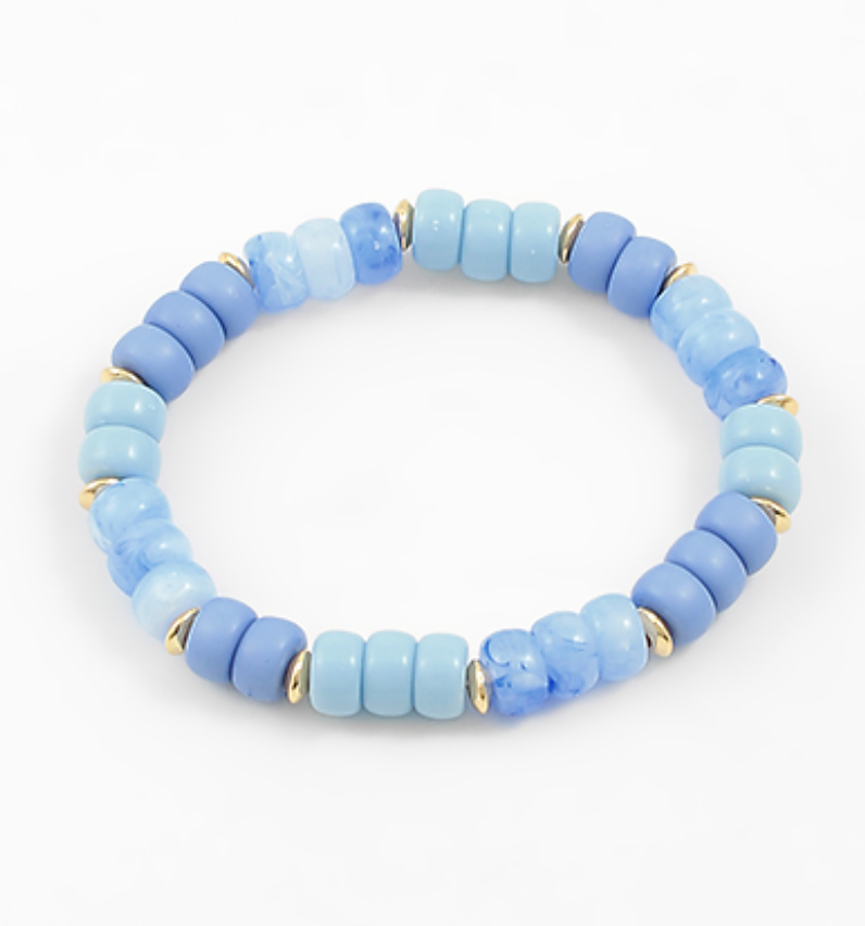 Stone Beads Stretched Bracelet