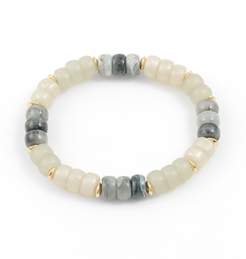 Stone Beads Stretched Bracelet