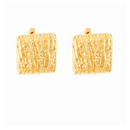 Hammered Square Earrings