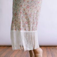 Garden Ruby Fringe Sarong