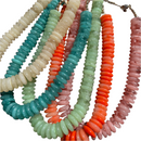 Colorful Disk Bead Necklace (More colors!)