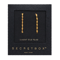 Twisted Chain Drop Earrings