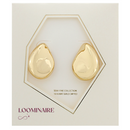 Flat Teardrop Earrings