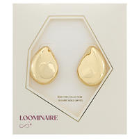 Flat Teardrop Earrings