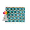 Beaded Pom Pom Tassel Clutch