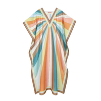 Sun Stripes Caftan, Beach and Pool Coverup