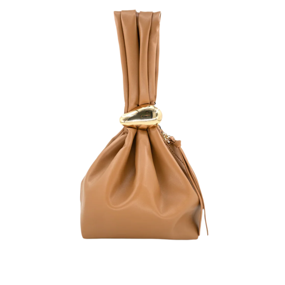Mini Bag with Handle & Gold Accessory