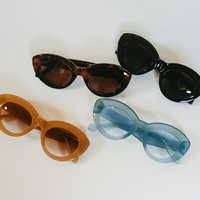 Oval Shape Acrylic Sunglasses