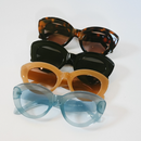 Oval Shape Acrylic Sunglasses